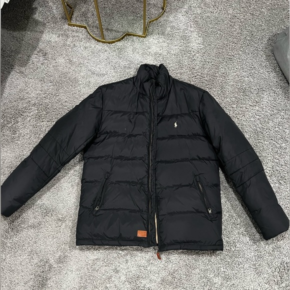 Polo Ralph Lauren Other - Polo Ralph Lauren Winter Coat Black and Gold